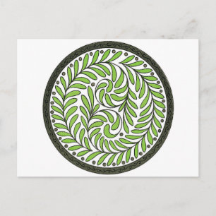 Art Deko Designs Postkarte