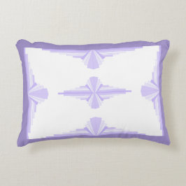 Art Deko Element in lila & lila Dekokissen