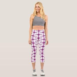Art Deko Element in tiefrosa Capri Leggings