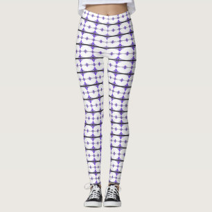 Art Deko Elemente in Pastellfarben lila Leggings