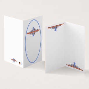 Art Deko Elemente in Rose Gold & Blau