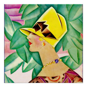 Art Deko Frauenportrait