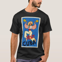 Art Deko Kubanische Postkarte T-Shirt