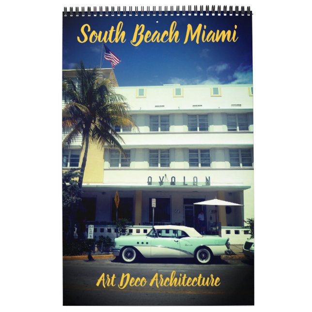 Art Deko Miami Kalender (Titelbild)