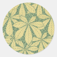 Art Deko Natur Blätter Musterkunst