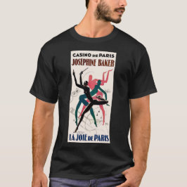 Art Deko Poster für Josephine Baker. T-Shirt