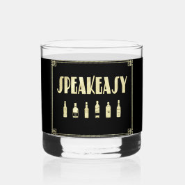 Art Deko rauscht 20's sagenhaftes Verbot Whiskyglas