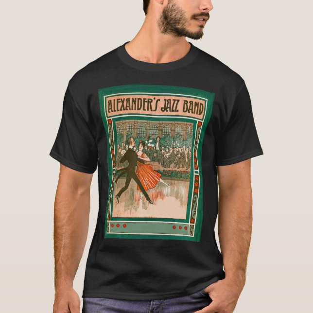 Art Deko Reiseplakat T-Shirt (Vorderseite)