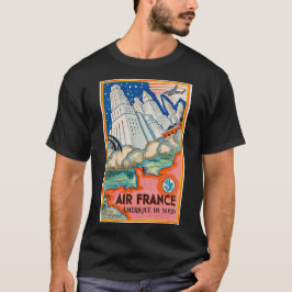 Art Deko Reiseplakat T-Shirt