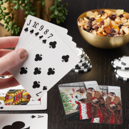 Art Deko Retro-Jahrgang Weihnachten Damen Party Spielkarten