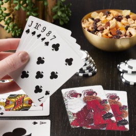 Art Deko Retro Vintage Damen Spielkarten