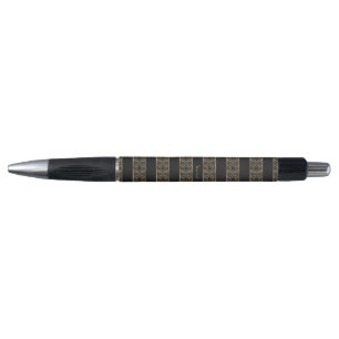 Art Deko, schwarz, gold, elegant, chic, monogramm Kugelschreiber
