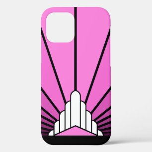Art Deko Sonne pink Case-Mate iPhone Hülle