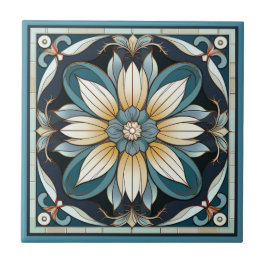 Art Deko Stil Blume Muster Keramik Fliesen