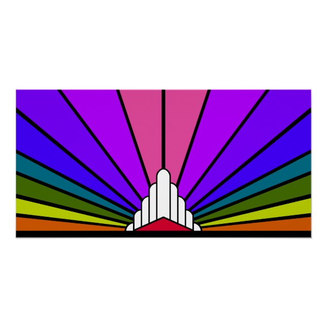 Art Deko sun rainbow (Vorderseite)