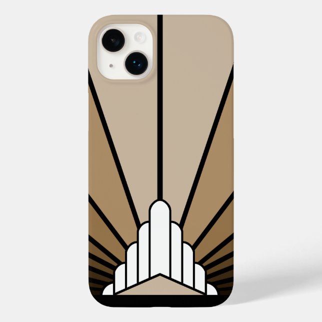 Art Deko sun tan Case-Mate iPhone 14 Plus Hülle (Rückseite)