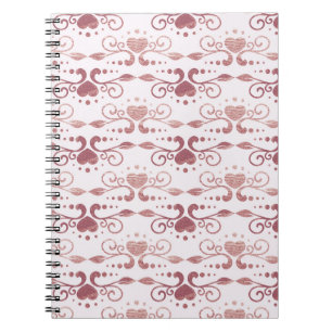 Art Deko, Vintage elegante Tapete. Notizblock
