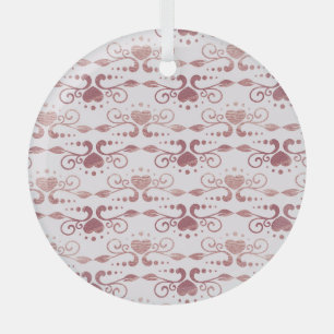 Art Deko, Vintage elegante Tapete. Ornament Aus Glas