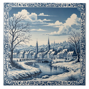 Art Delft Winter/Weihnachten 8 Fliese