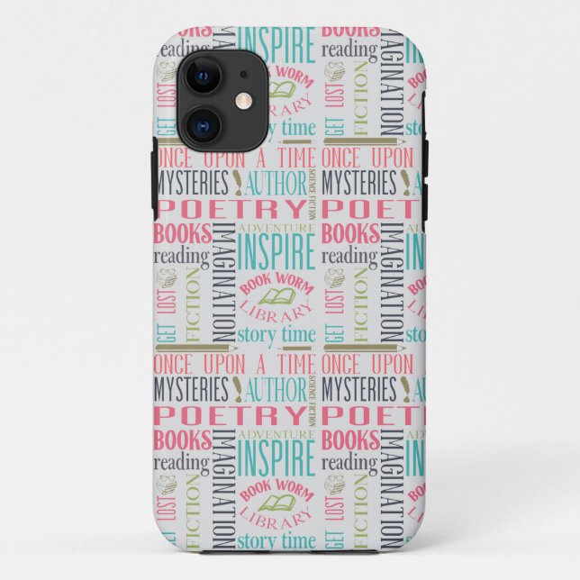 Art der Bibliothek Case-Mate iPhone Hülle (Rückseite)