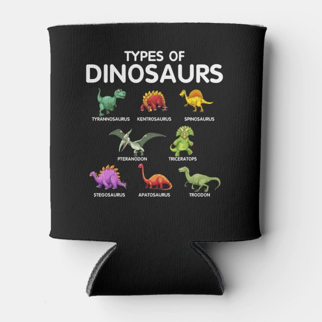 Art der Dinosaurier-Dino-Identifizierung Dosenkühler (Vorderseite)