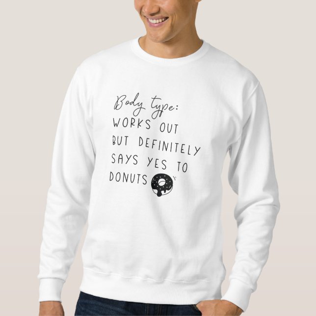 Art der Donuts Sweatshirt (Vorderseite)