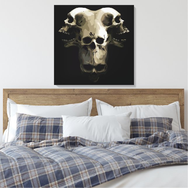Art der Fusion mit mehreren Schäumen Leinwanddruck (Insitu (Schlafzimmer))
