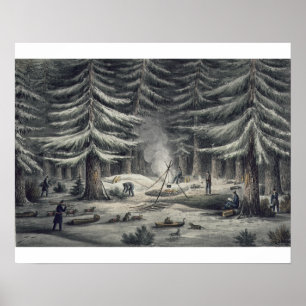 Art der Herstellung eines Ruheplatzes auf einer Poster