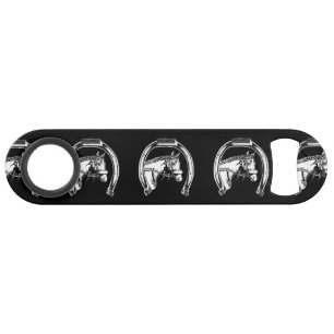 Art d'éraflure de cheval et de fer à cheval