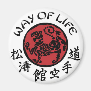 Art des Lebens Shotokan Magnet
