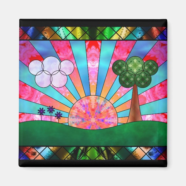 Art des Sonnenmagneten Magnet (Vorne)