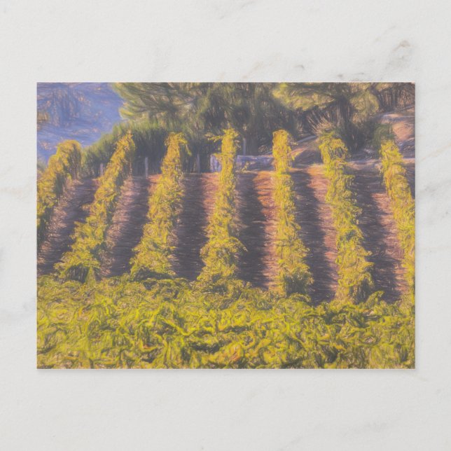 Art des Weingartens Postkarte (Vorderseite)
