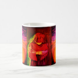 Art Design Coffee Tasse In Ehrfurcht und in Stille