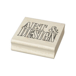 Art & Design Holzkunst Briefmarke Gummistempel
