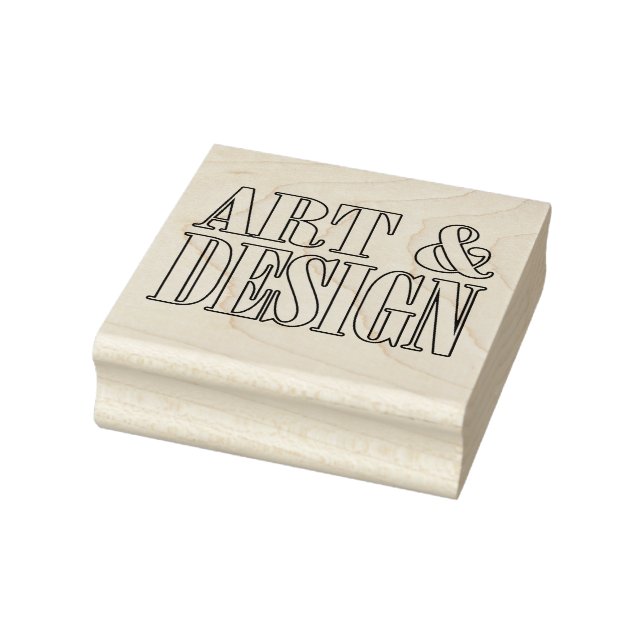 Art & Design Holzkunst Briefmarke Gummistempel (Stempel)