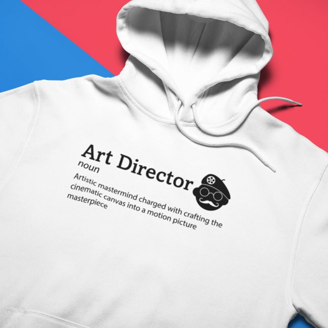 Art Director Definition Light Mode - Film Hoodie (Von Creator hochgeladen)