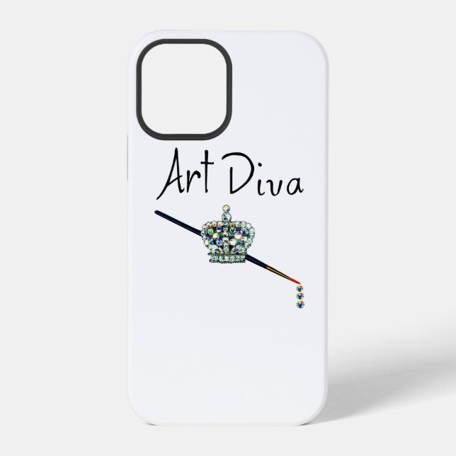 „Art Diva“  iPhone 12 Pro Hülle (Rückseite)