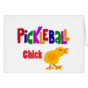 Art drôle de poussin de Pickleball