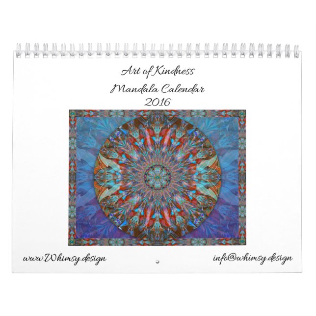 Art du calendrier 2016 (de mandala de gentillesse (Protection)