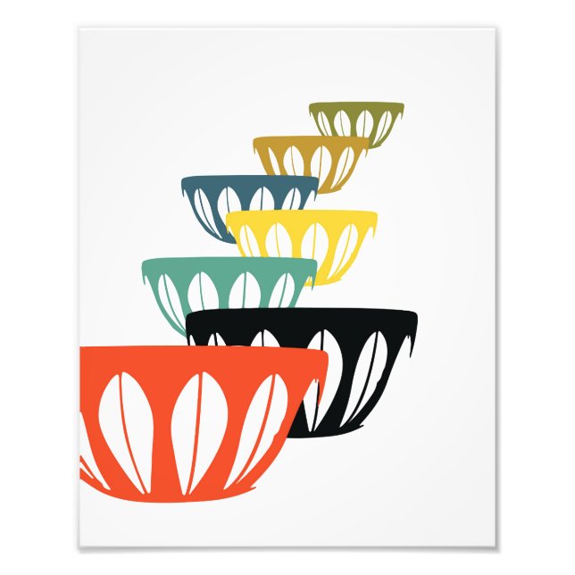 Art Du Milieu Du Siècle, Impression Moderne Du Mil (Devant)