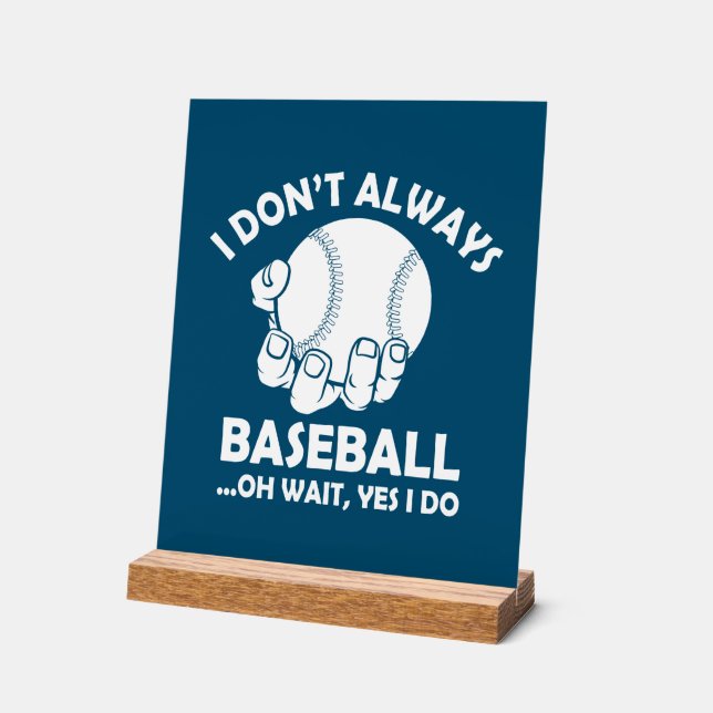 Art du mot sportif de baseball amusant (Angle)
