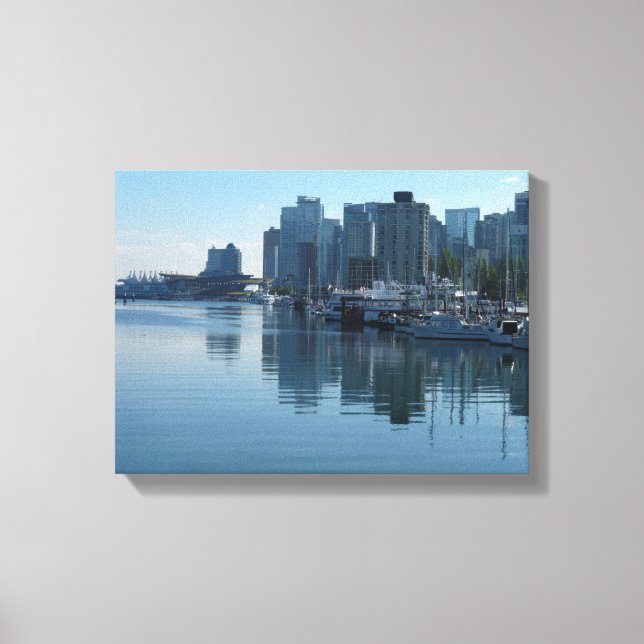 Art du port de Vancouver Imprimer toile d'art mari (Recto)