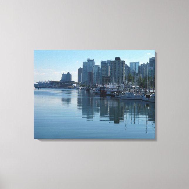 Art du port de Vancouver Imprimer toile d'art mari (Recto)