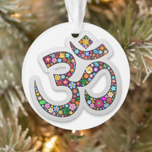 Art du symbole floral Namaste