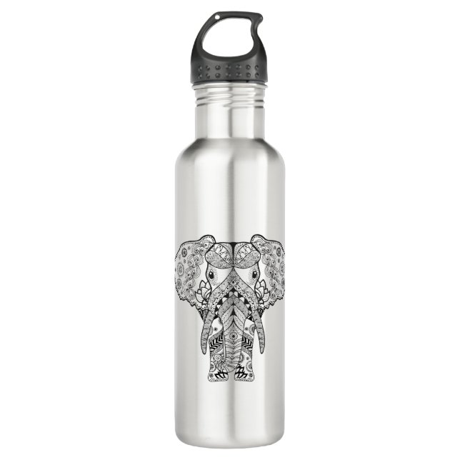 Art-Elefant Trinkflasche (Vorderseite)
