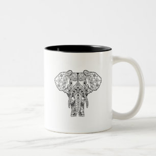 Art-Elefant Zweifarbige Tasse