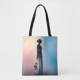 Art fashion studio photo of beautiful elegant woma tasche