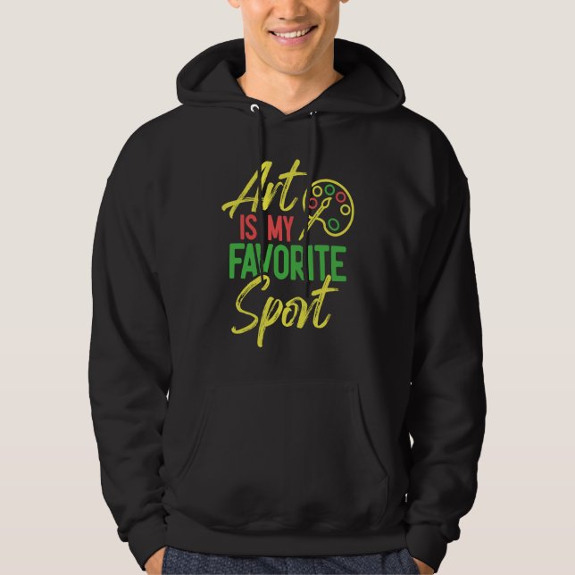 Art favourite sport future artist painter hoodie (Vorderseite)