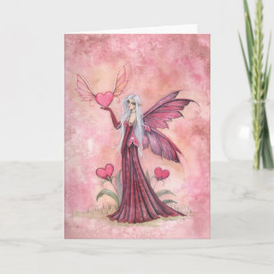 Art féerique de féerie de carte de Valentine