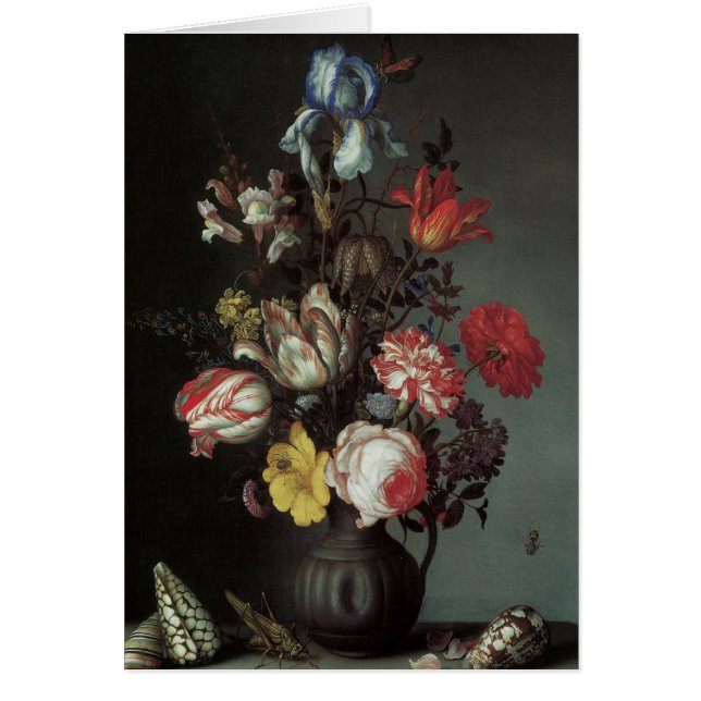 Art floral avec tulipes Roses Irises (Devant)